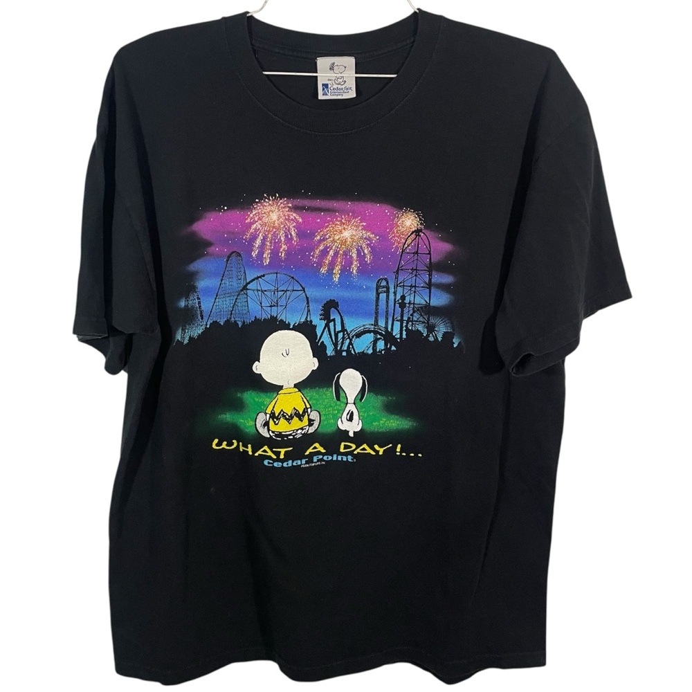 Vintage Peanuts Cedar Point T Shirt